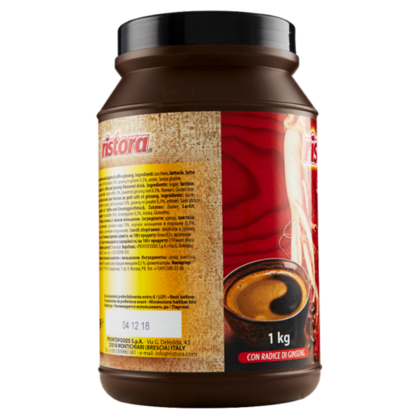 ristora Preparato Istantaneo per Bevanda al Gusto Caffè & Ginseng 1 kg