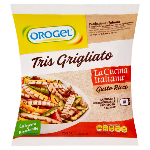 Orogel La Cucina Italiana Tris Grigliato Surgelati 250 g