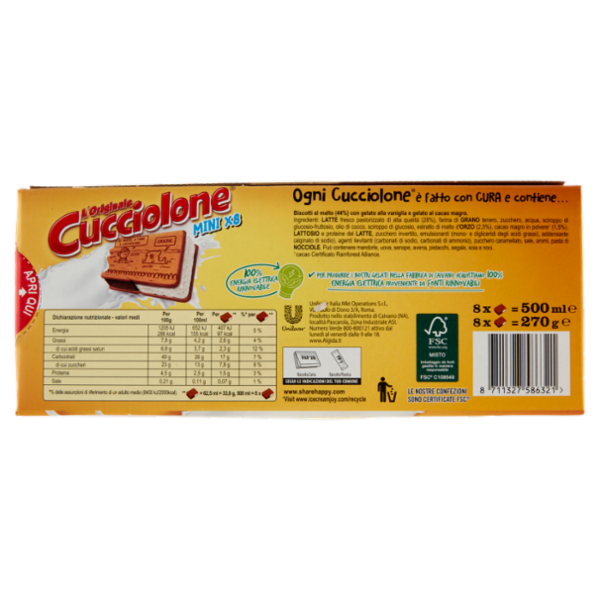 Algida l'Originale Cucciolone Mini 8 x 270 g