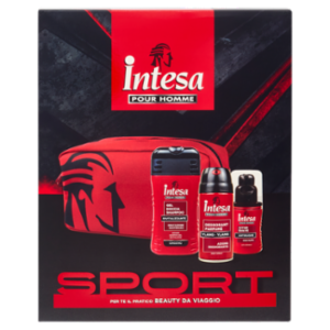 Intesa Pour Homme Sport Gel Doccia Shampoo 250mL + Deodorante Ylang Ylang 150mL + After Shave 100mL