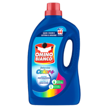 Omino Bianco Detersivo Color+, 44 Lavaggi, 1760 Ml