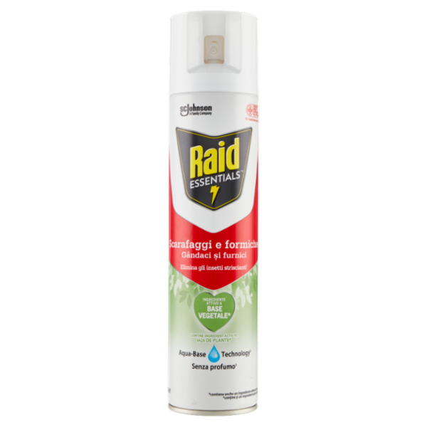 Raid Essentials Scarafaggi e Formiche, 400 ml
