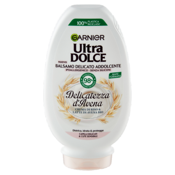 Garnier Ultra Dolce Balsamo Delicatezza D'Avena per capelli delicati, 250 ml
