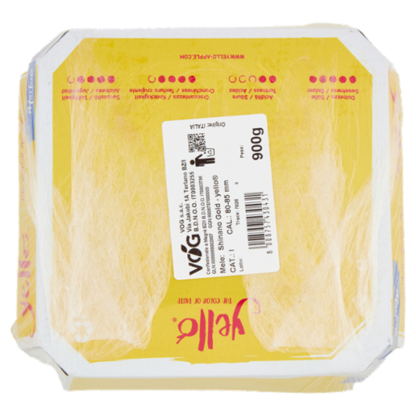 yello by Marlene Shinano Gold vassoio 4 frutti