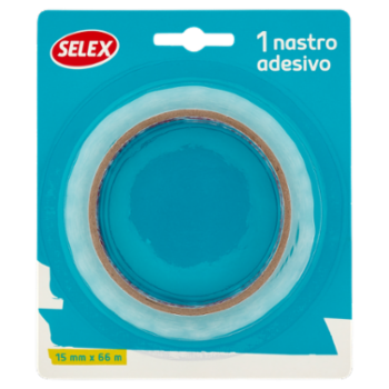 Selex Nastro Adesivo 15 Mm x 66 m Trasparente