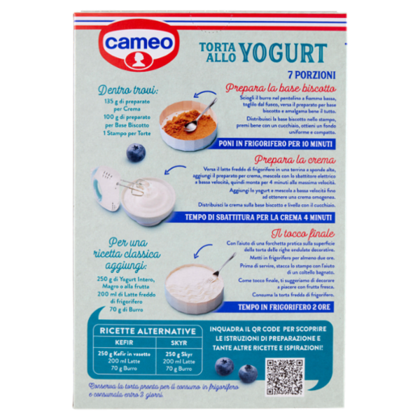 cameo le nuove Irresistibili Torta allo Yogurt 235 g