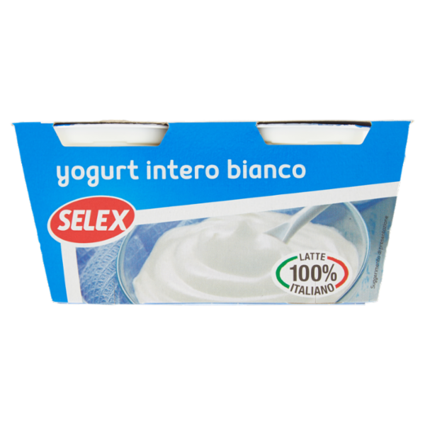 Selex Yogurt Intero Bianco 2x125 g