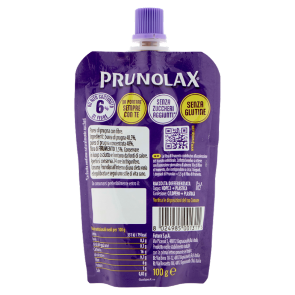 Prunolax Prugna e Fibre 100 g