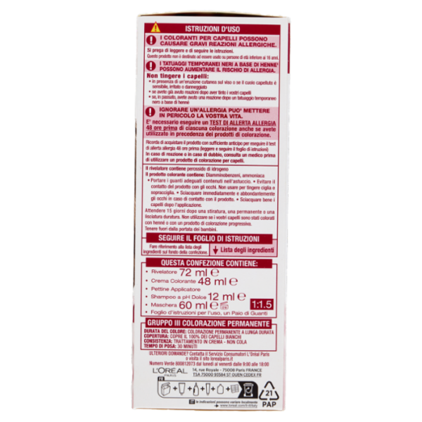 L'Oréal Paris Excellence Creme Colorazione Triplo Trattamento 7.1 Biondo Cenere