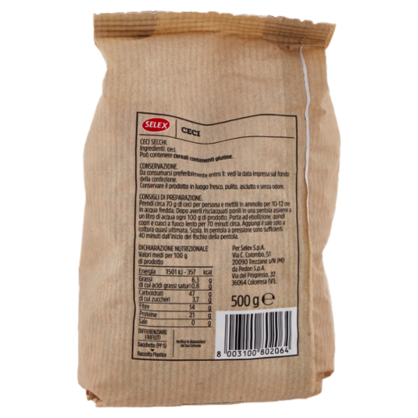 Selex Legumi Secchi Ceci 500 g