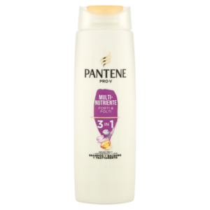 Pantene Shampoo+Balsamo+Trattamento 3in1 Multi-Nutriente Forti & Folti 225 Ml