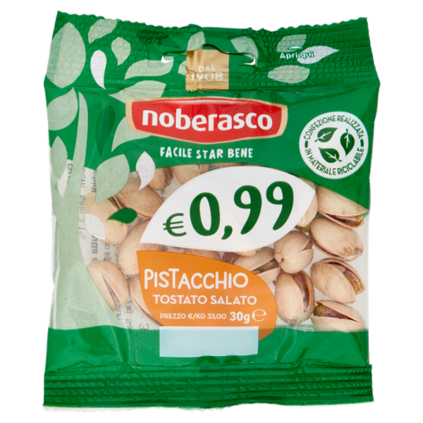 noberasco € 0,99 Pistacchio Tostato Salato 30 g