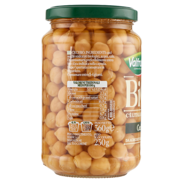 Valfrutta Bio Ceci 360 g