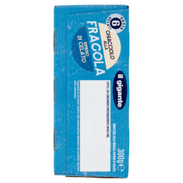 IL GIGANTE Ghiacciolo alla Fragola 6 x 50 g