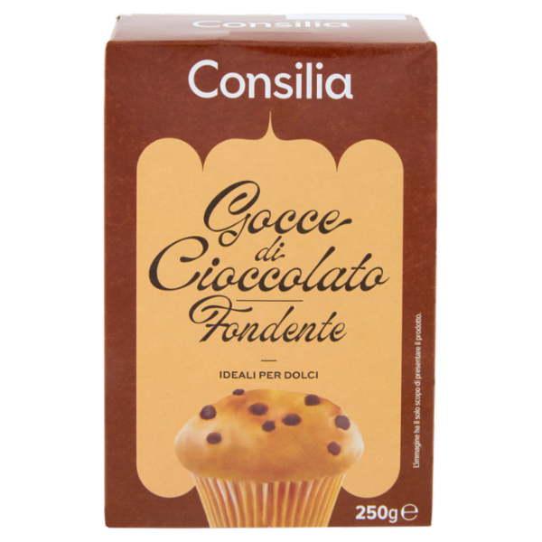 Consilia Gocce di Cioccolato Fondenti 250 g