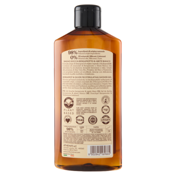 l'Erboristica Bagno Doccia Bergamotto e Abete Bianco Rivitalizzante 400 ml