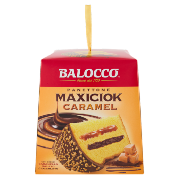 Balocco Panettone Maxiciok Caramel 800 g