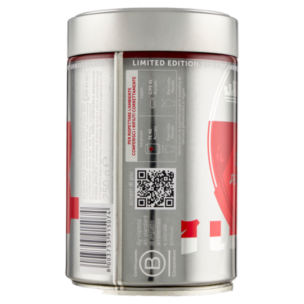 illy Tostato Intenso Caffè Macinato Ideale per Moka 250 gedizione limitata 90esimo”