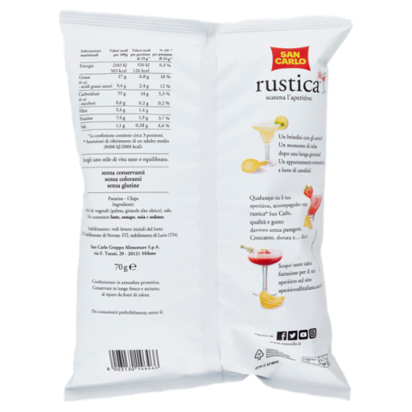 San Carlo rustica 70 g