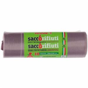 Virosac Sacchi Condominiali Viola 70x110cm 10 Pezzi
