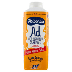 Arborea Ad Latte Parzialmente Scremato Ad Alta Digeribilità Senza Lattosio 750 Ml