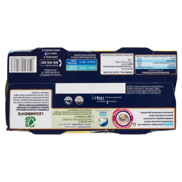 Mareblu Tonno all'Olio d'Oliva 2 x 130 g