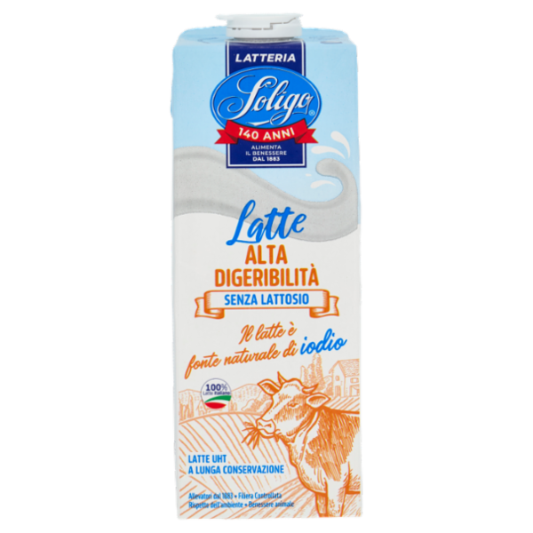 Latteria Soligo Alta Digeribilità Senza Lattosio UHT a Lunga Conservazione 1000 ml