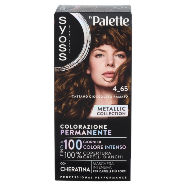 Syoss By Palette Colorazione Permanente 4_65 Castano Cioccolato Ramato