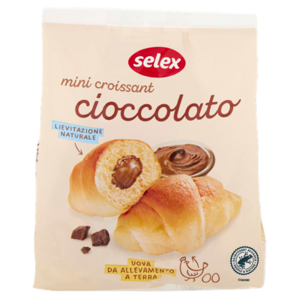 Selex Mini Croissant con Crema al Cioccolato 150 g