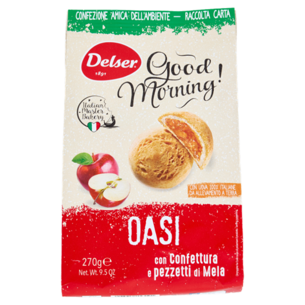 Delser Oasi con Confettura e pezzetti di Mela 270 g