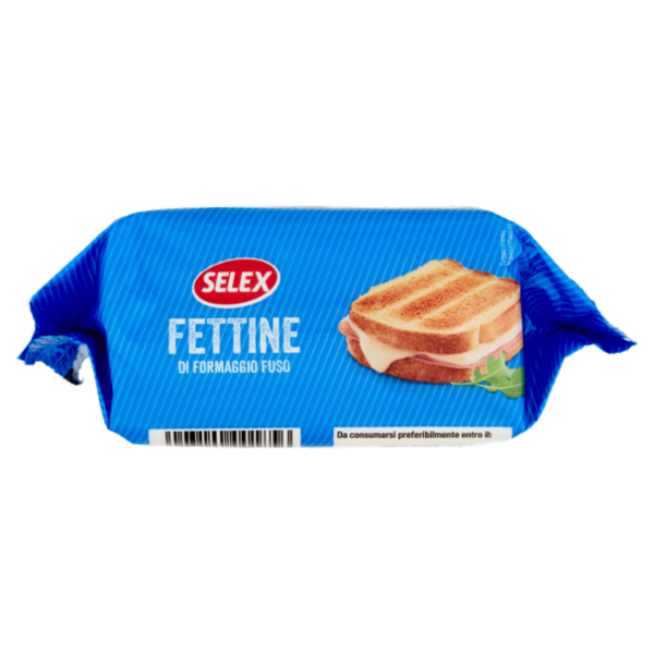 Selex Fettine di Formaggio Fuso 16 Fette 400 g