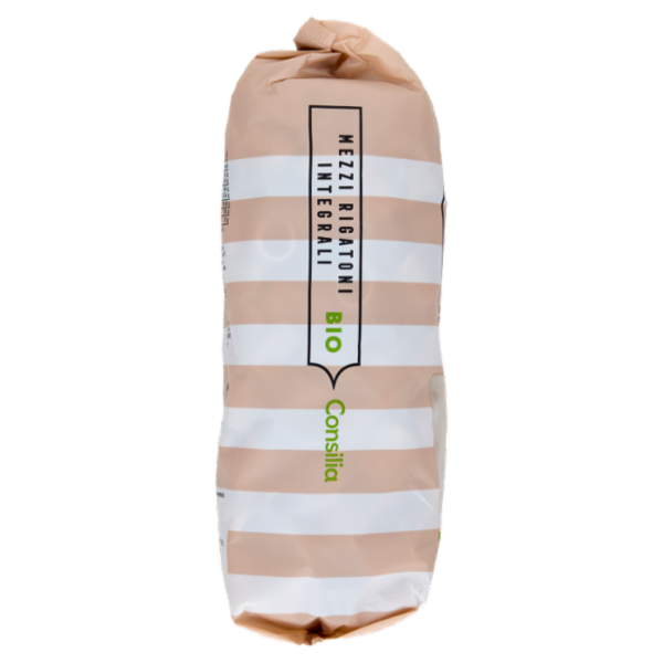 Consilia Pasta di Semola Integrale Mezzi Rigatoni Biologici 500 g