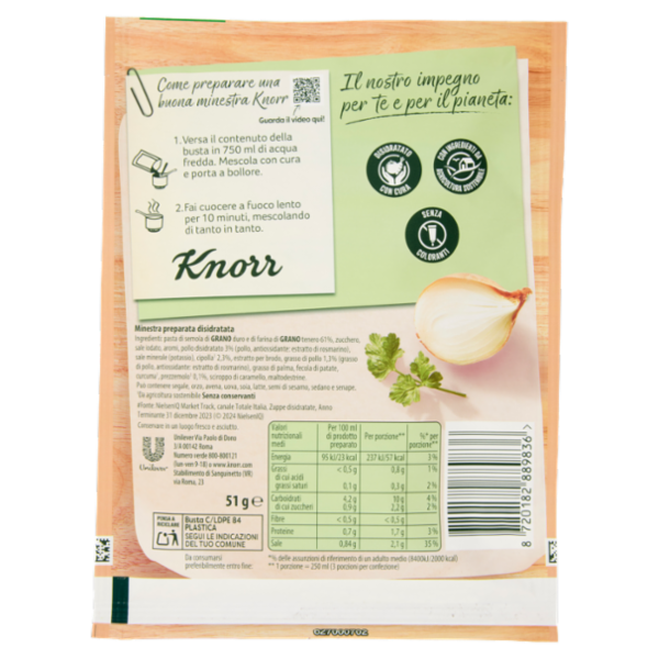 Knorr Minestra Pollo 51 g