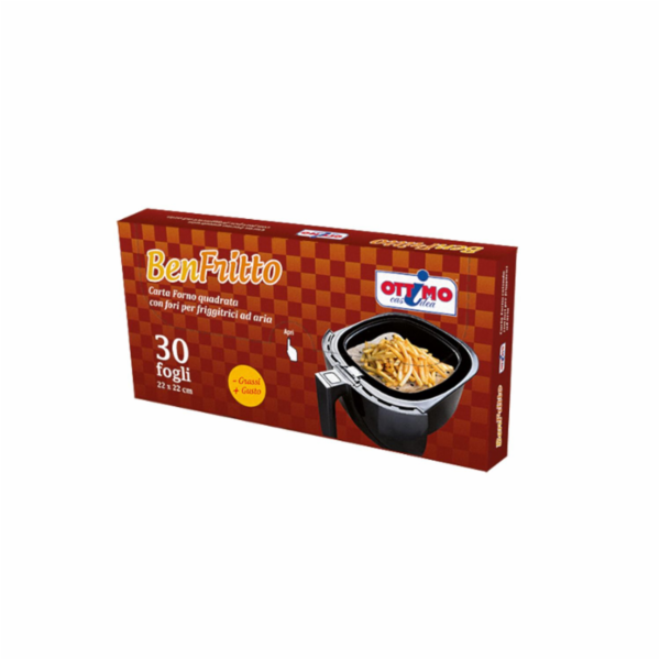 Ottimo Fogli Forati Quadrati per Friggitrice ad Aria 30 pz