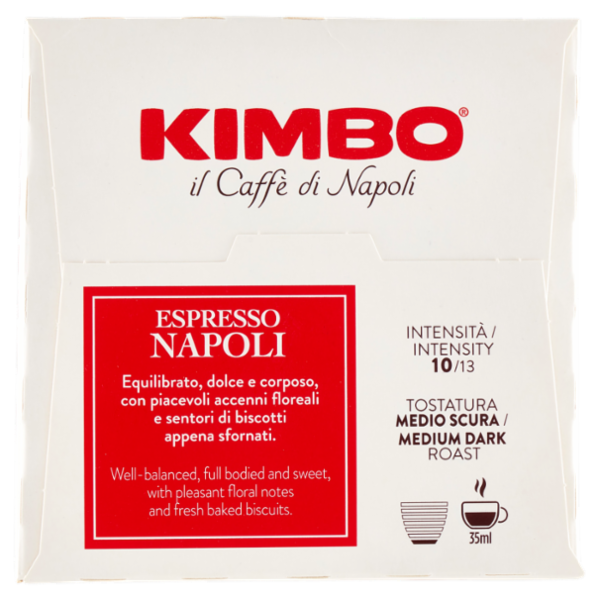 Kimbo Espresso Napoli Capsule Compatibili con le Macchine Nescafé Dolce Gusto* 16 x 7 g