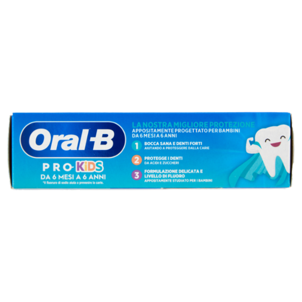 Oral-B Pro-Kids da 6 Mesi a 6 Anni Dentifricio al Fluoro 50 ml