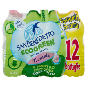 San Benedetto Acqua Naturale Popoli Terme Ecogreen 12 x 0,5L