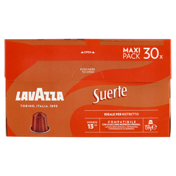 Lavazza Suerte Compatibile con Nespresso Original 30 Capsule 159 g