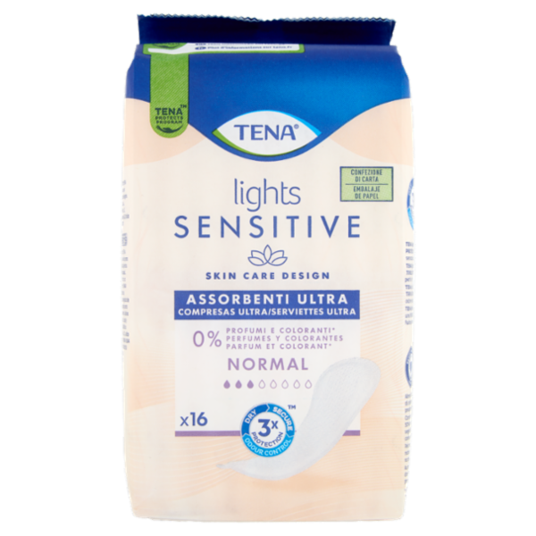 Tena lights Sensitive Assorbenti Ultra Normal 16 pz