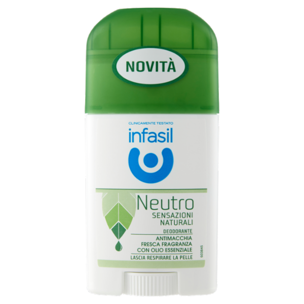 Infasil Deostick Neutro Sensazioni Naturali Olio Essenziale 40 ml
