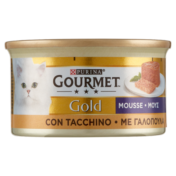 PURINA GOURMET Gold Mousse con Tacchino 85 g