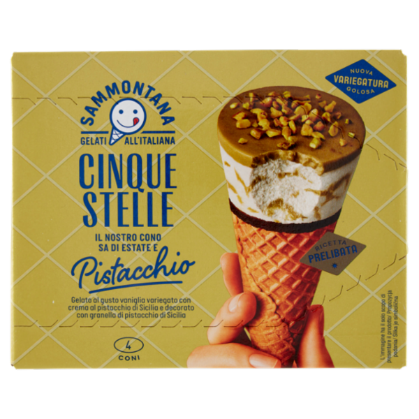 Sammontana Cinque Stelle Pistacchio 4 x 60 g