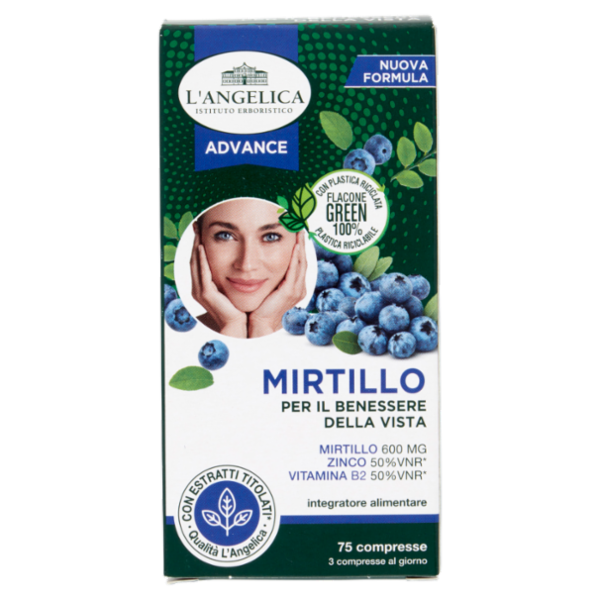 L'Angelica Advance Mirtillo 75 compresse 24,75 g