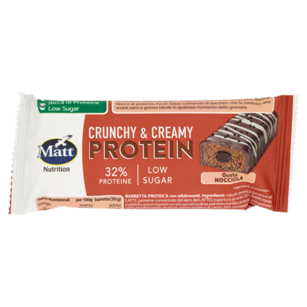 Matt Nutrition Crunchy & Creamy Protein Gusto Nocciola 50 g