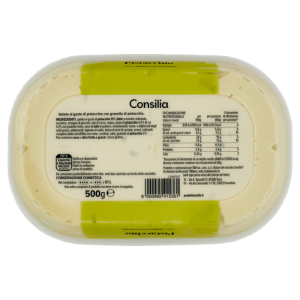 Consilia Gelato al Pistacchio 500 g