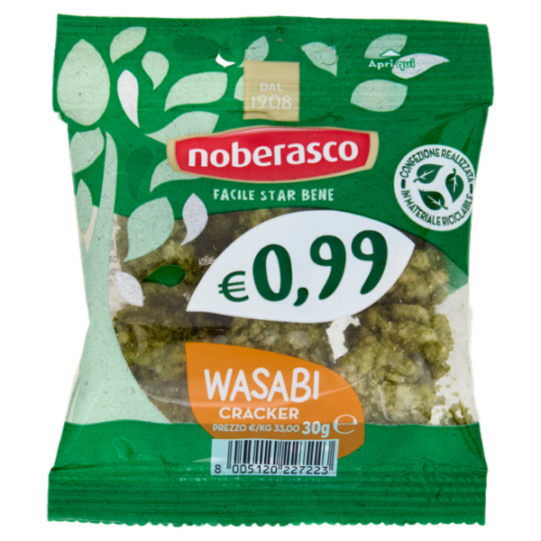 noberasco € 0,99 Wasabi Cracker 30 g