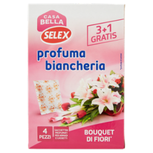 Selex Casa Bella Profuma Biancheria Bouquet Di Fiori 4 Pezzi
