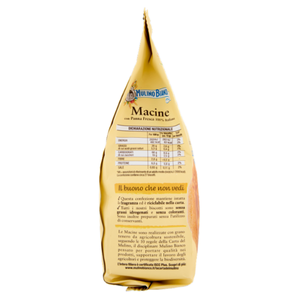 Mulino Bianco Macine Biscotti con Panna Fresca 350g