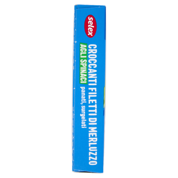 Selex Filetti di Merluzzo agli Spinaci in Croccante Panatura Surgelati 4x100 g