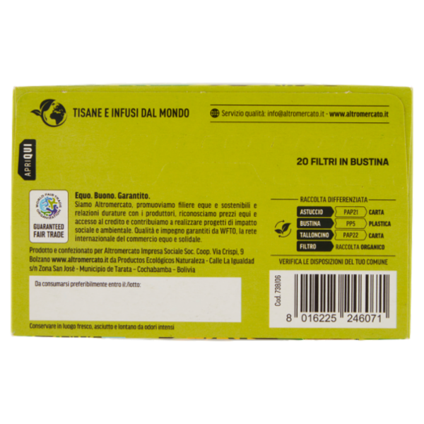 altromercato Tisana Equilibrio 20 x 2 g